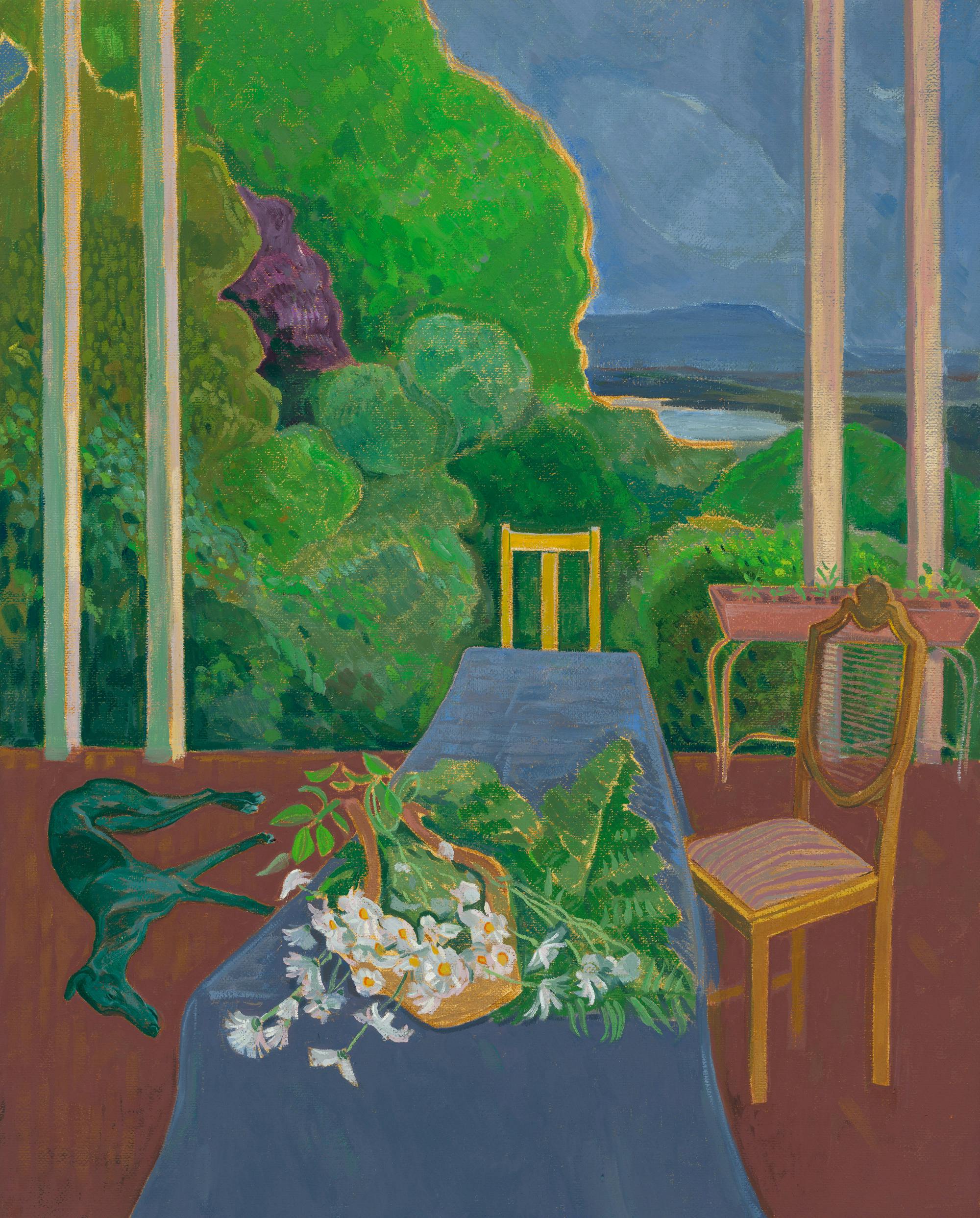 Dayan J, Wally Dreaming, 51×41, Oil on Linen