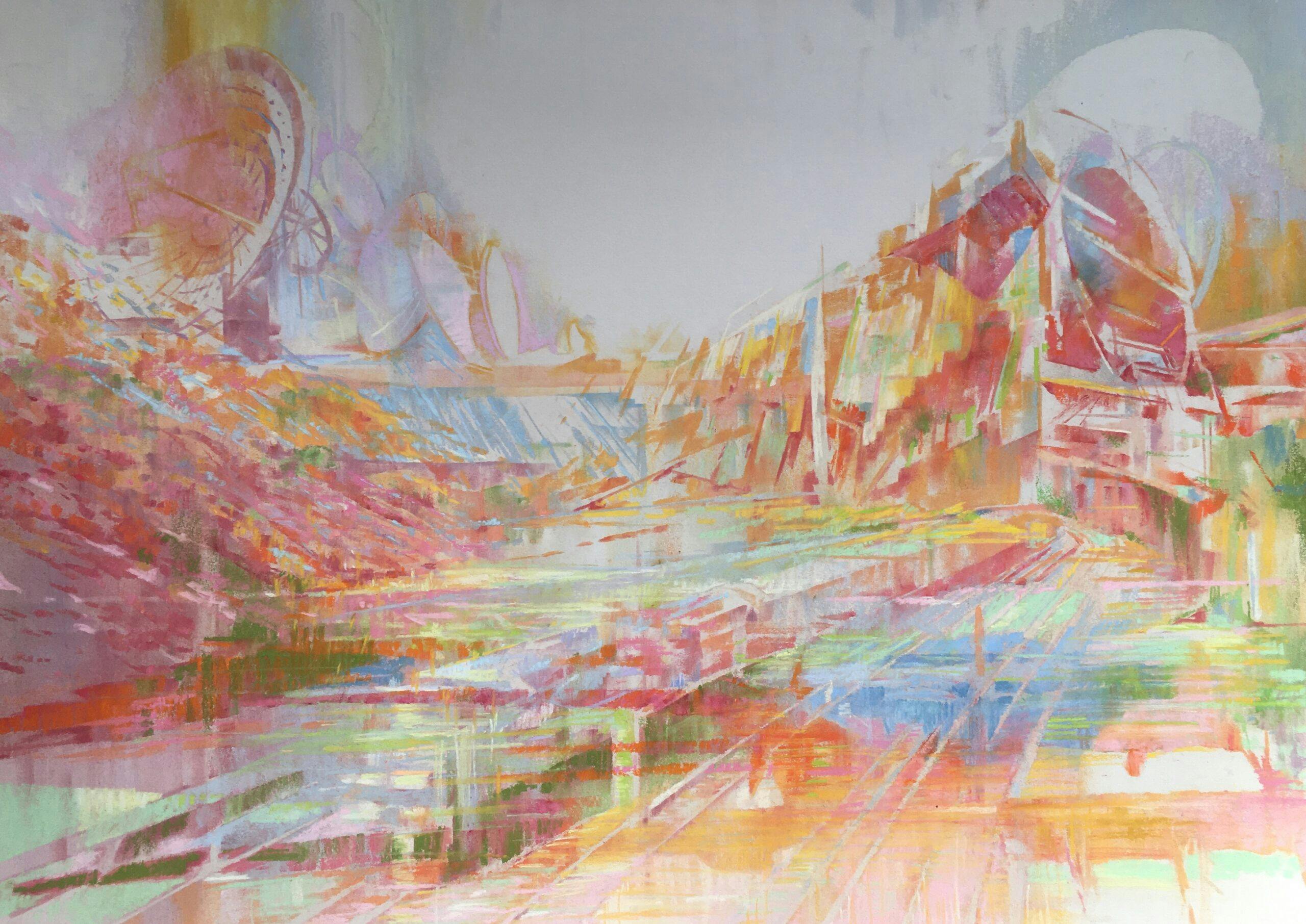 ‘Once at the tarmac’57×76,Pastel[66] copy