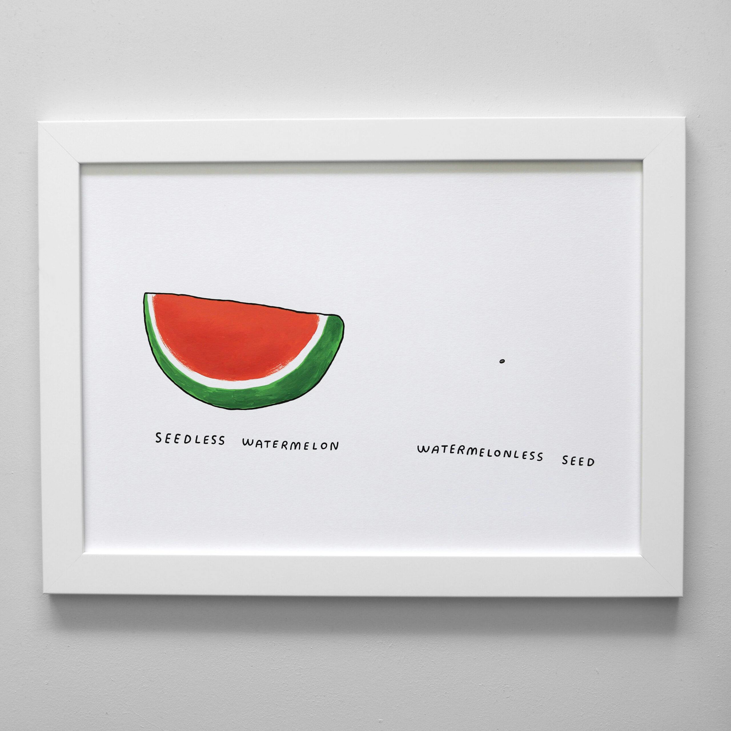 Kenny Pittock, Seedless Watermelon and Watermeloness Seed, 2023